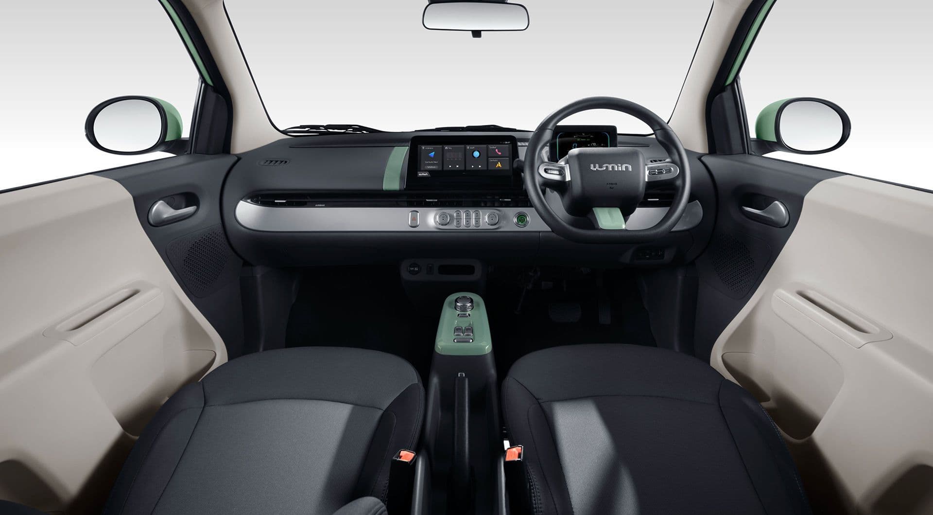 Car interior in Grey Black